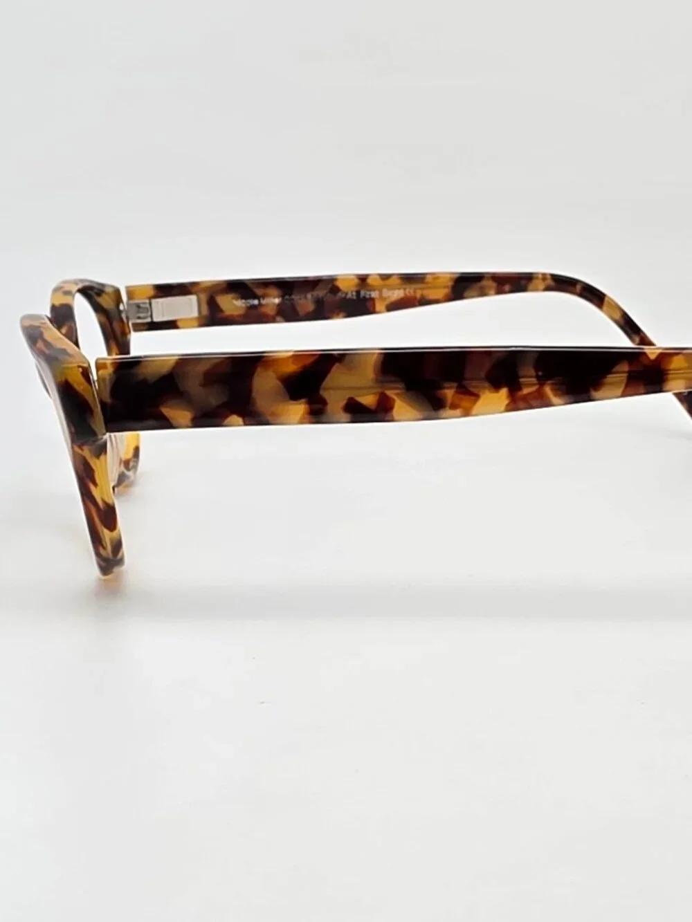 Nicole Miller Collection At First Sight Amber Tortoise Eyeglasses Frame w/ Case